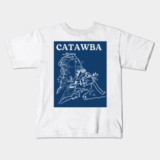 Catawba Map Kids T-Shirt